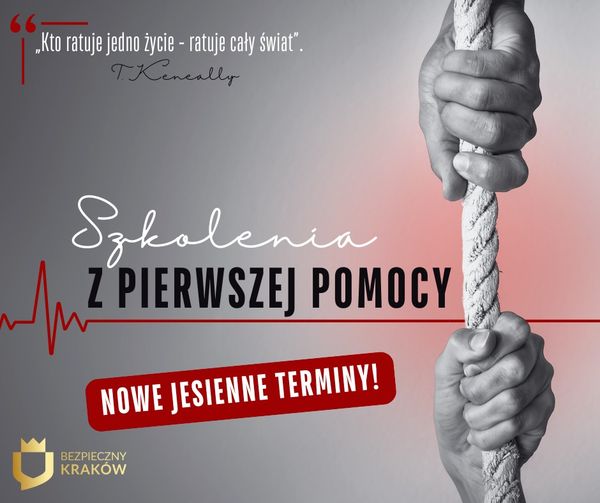 plakat Szkolenia z pierwszej pomocy